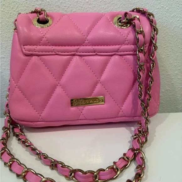 Aldo Pink and Gold Mini Bag with Embellishments - Picture 2 of 3